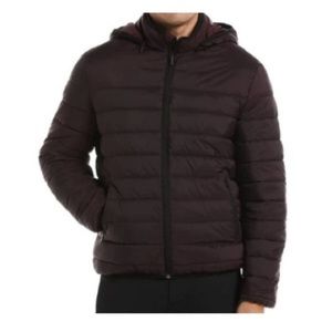 PERRY ELLIS men’s Full Zip Lightweight Puffer Jacket